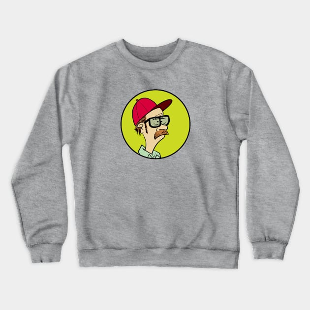 Johnny Crewneck Sweatshirt by brightredrocket